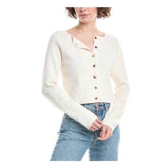 Free People Sydney Shrunken Cardigan NWT Size S - Picture 6 of 6
